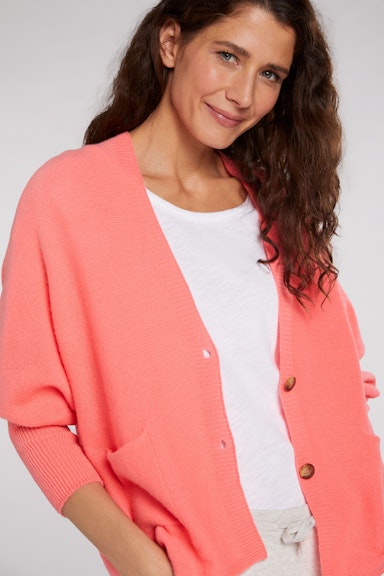 Bild 4 von Cardigan wool-cashmere blend in pink | Oui