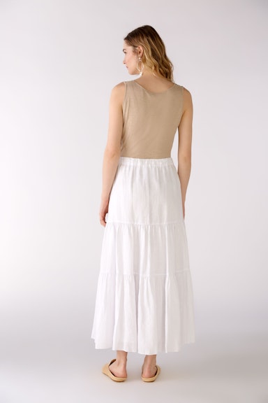 Bild 4 von Maxi skirt linen in optic white | Oui