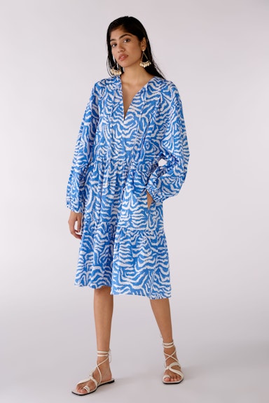 Bild 2 von Kleid mit Wellenmotiv in blue white | Oui