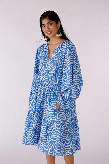 Bild 3 von Kleid mit Wellenmotiv in blue white | Oui