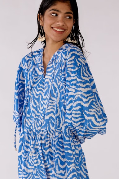 Bild 5 von Kleid mit Wellenmotiv in blue white | Oui