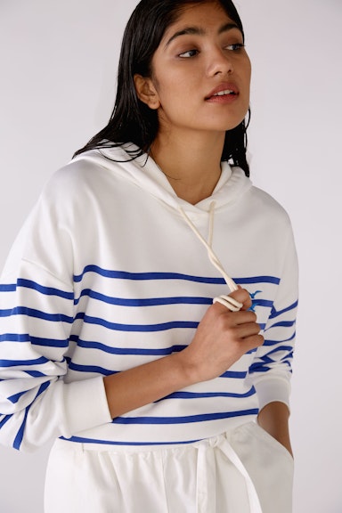 Sweatshirt with stripes