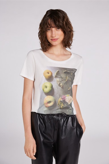 Bild 2 von T-shirt with photo motif in cloud dancer | Oui