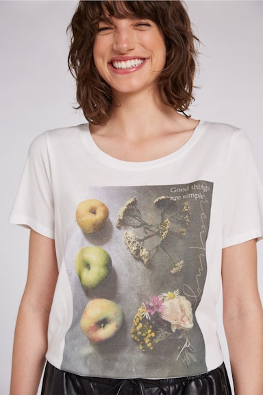 Bild 5 von T-shirt with photo motif in cloud dancer | Oui