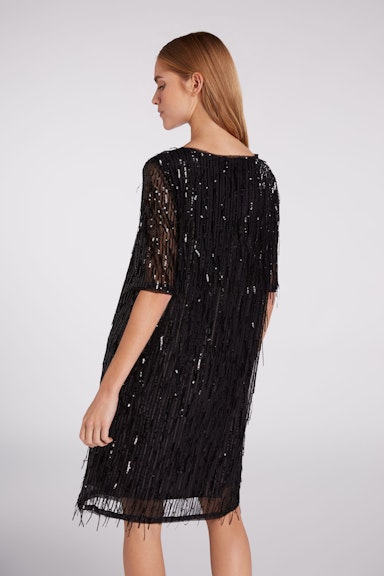 Bild 3 von Evening dress with fringes in black | Oui