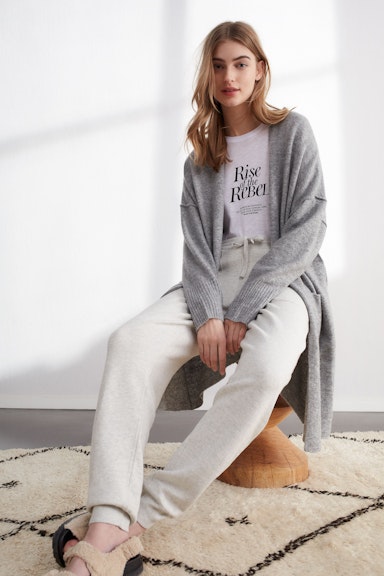 Bild 7 von Sweatpants relaxed fit in lt grey white | Oui
