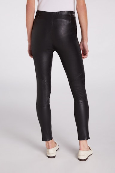 Bild 3 von Leather trousers skinny fit in black | Oui
