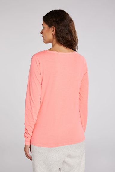 Bild 3 von Long-sleeved shirt made from organic cotton in pink | Oui