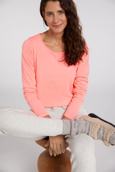 Bild 6 von Long-sleeved shirt made from organic cotton in pink | Oui
