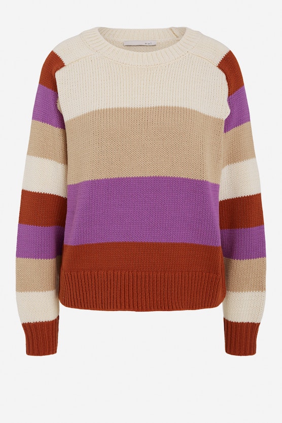 Jumper with stripes