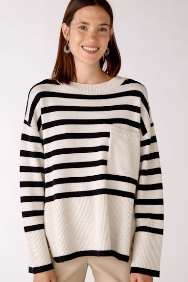 Jumper with stripes