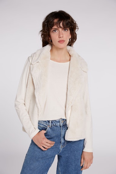 Bild 3 von Waistcoat faux Fur in offwhite | Oui