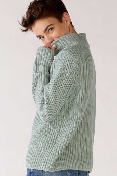 Pullover mit Zip-Kragen