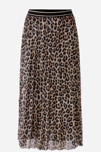 Pleated skirt midi length