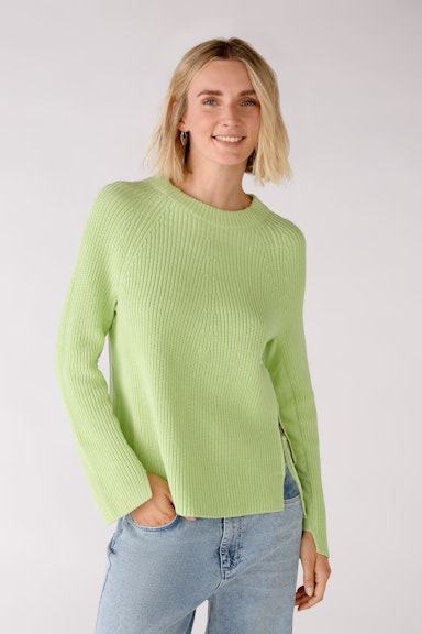 Bild 3 von RUBI Pullover mit Reißverschluss in light green | Oui