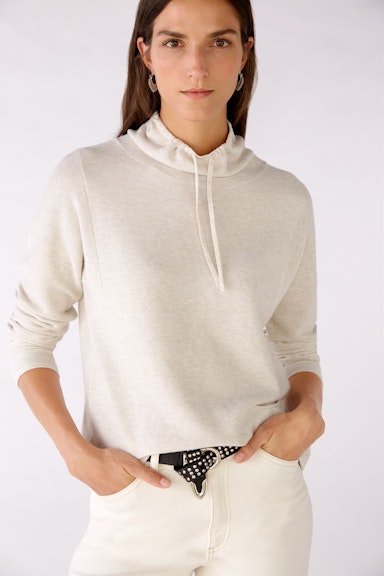 KEIKO KEIKO Sweater with stand-up collar