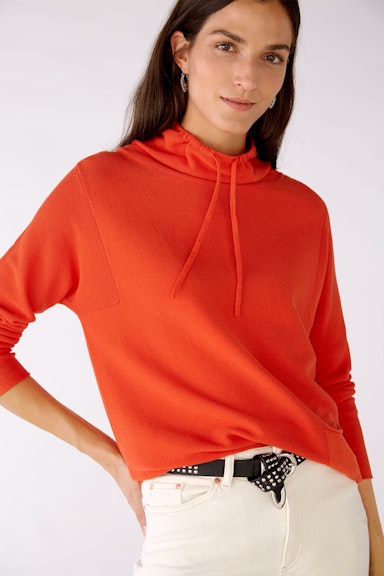 KEIKO KEIKO Sweater with stand-up collar