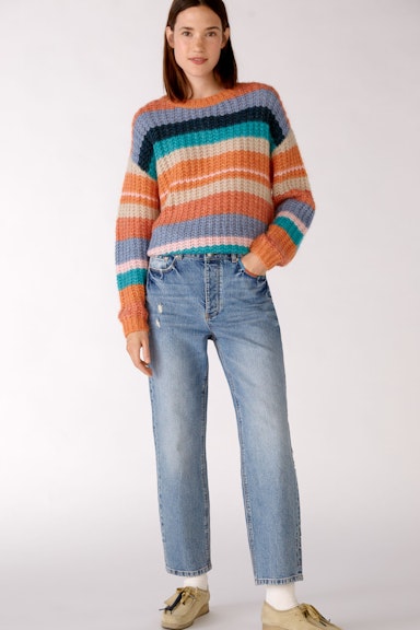 Pullover in Multicolour-Streifen