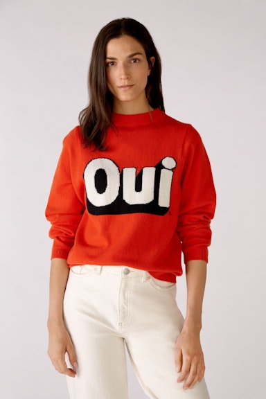 Pullover mit Oui Logo