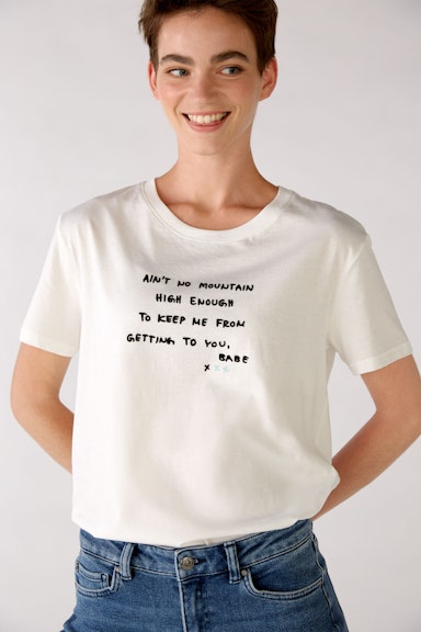 T-Shirt mit Schriftzug