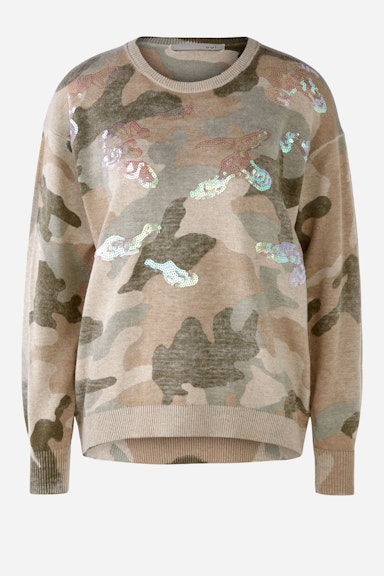 Jumper with camouflage pattern