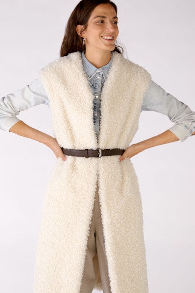 Waistcoat faux fur