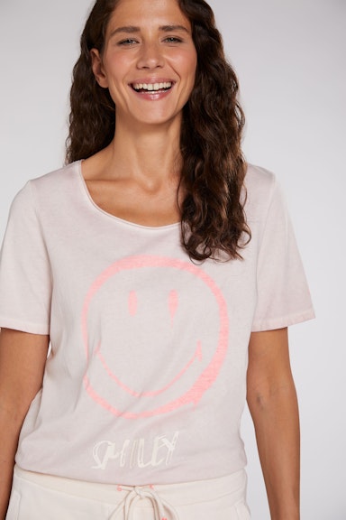 Bild 5 von T-Shirt Oui x Smiley® mit Smiley-Motiv in rose | Oui