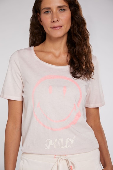 Bild 6 von T-Shirt Oui x Smiley® mit Smiley-Motiv in rose | Oui