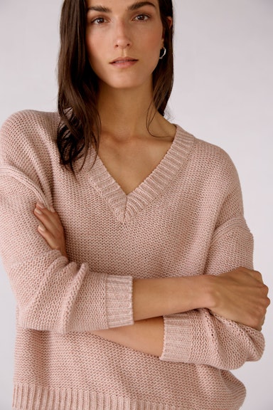 Jumper in cropped form