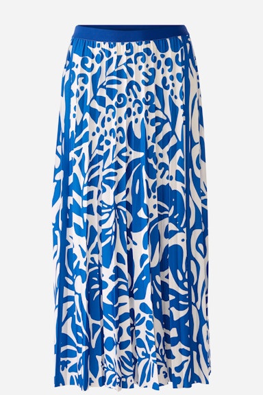 Bild 6 von Pleated skirt silky Touch quality in blue white | Oui