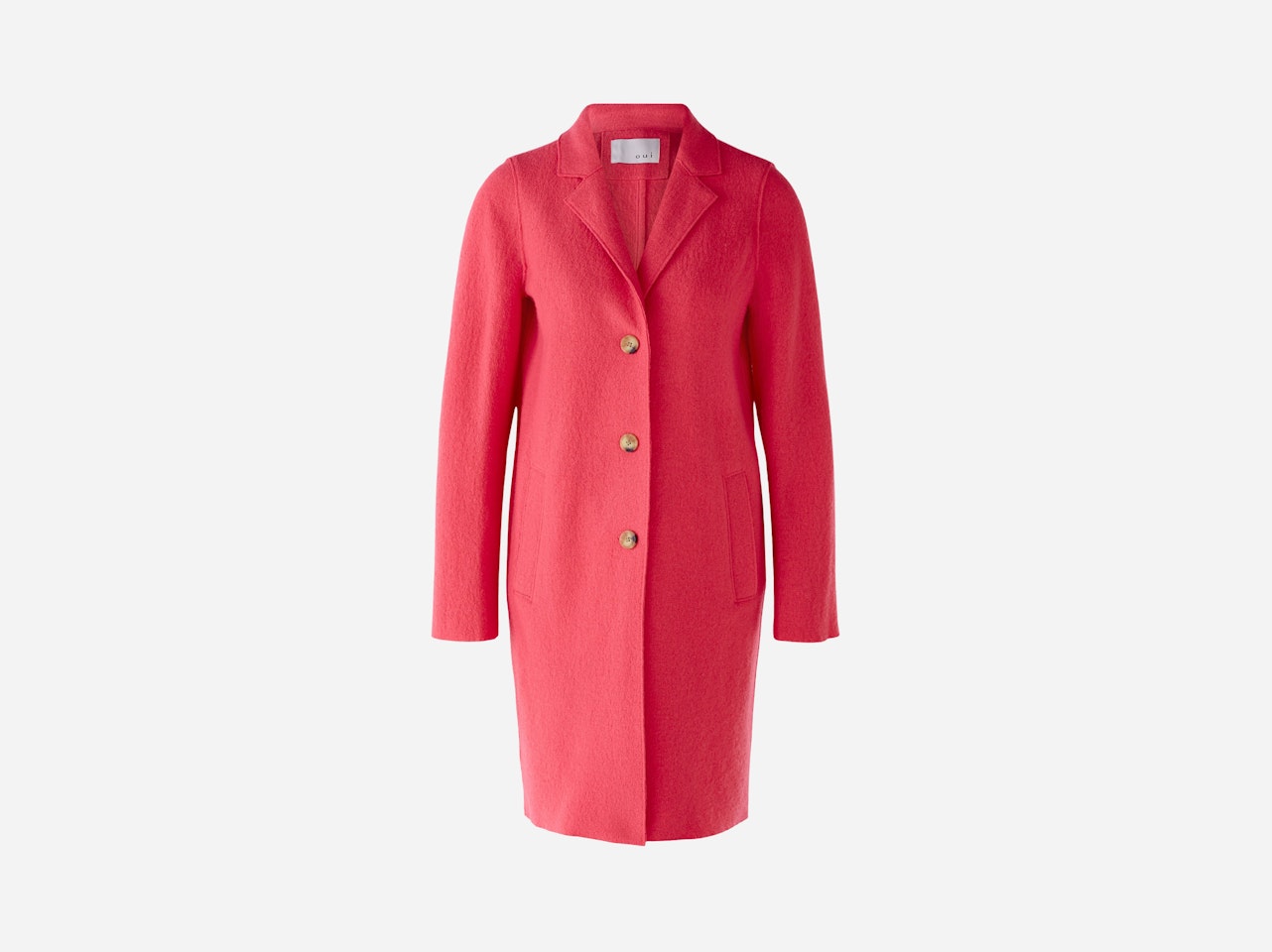 Bild 7 von MAYSON Coat boiled Wool - pure new wool in red | Oui