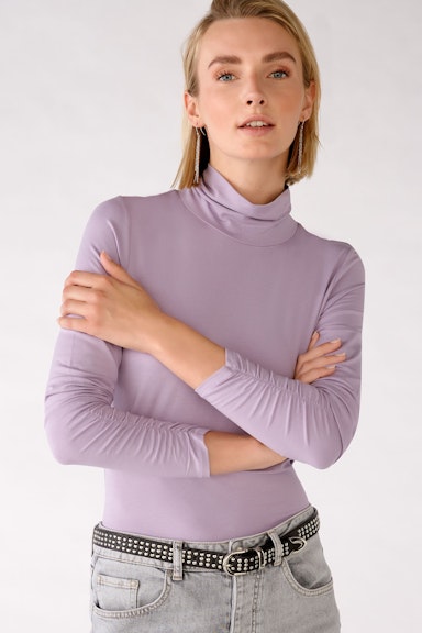 Bild 1 von Langarmshirt in softer Viskose in lila | Oui