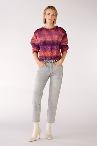 Knitted jumper  with colour gradient