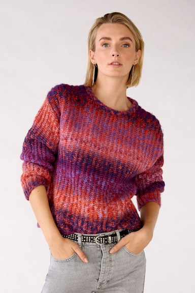 Knitted jumper  with colour gradient