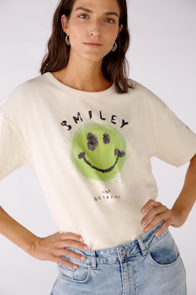 T-shirt oui x Smiley® with Smiley Motif
