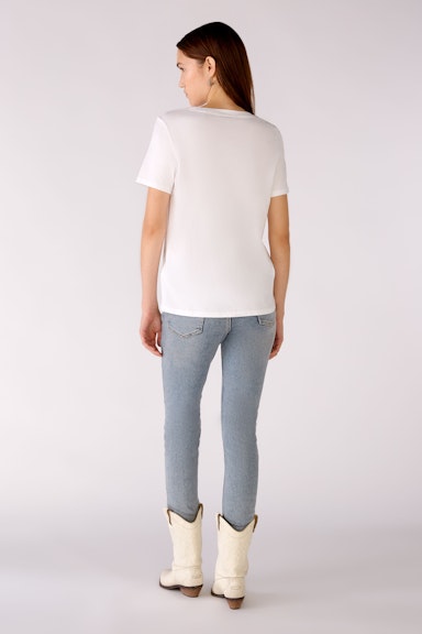 Bild 3 von T-shirt in organic cotton in optic white | Oui