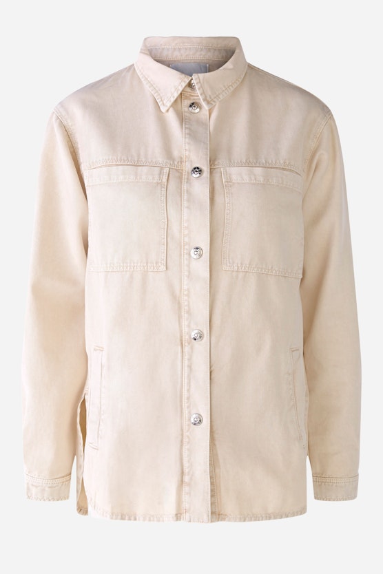 Overshirt in pure cotton
