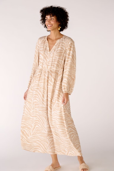 Bild 2 von Maxi dress in viscose blend in rose camel | Oui