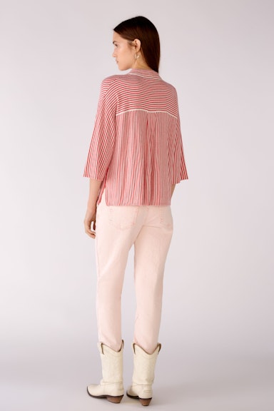 Bild 4 von Shirt blouse with stripes in offwhite red | Oui