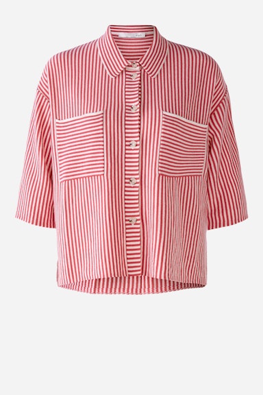 Bild 6 von Shirt blouse with stripes in offwhite red | Oui