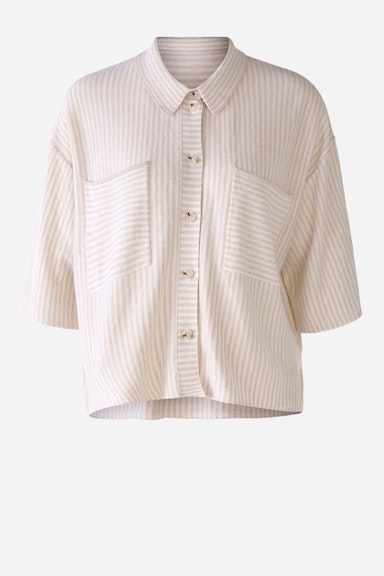 Bild 6 von Shirt blouse with stripes in stone white | Oui