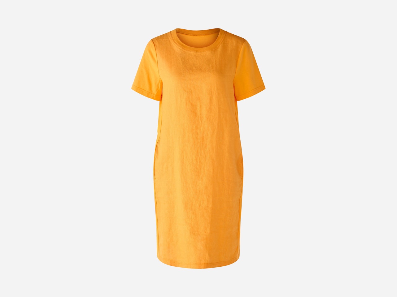 Bild 7 von Dress linen-cotton patch in flame orange | Oui