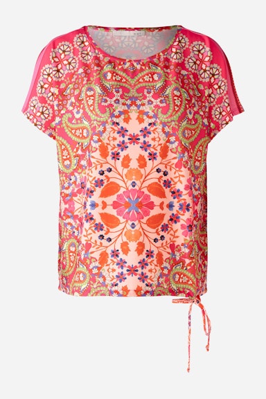 Bild 6 von Blouse shirt silky Touch quality in pink orange | Oui
