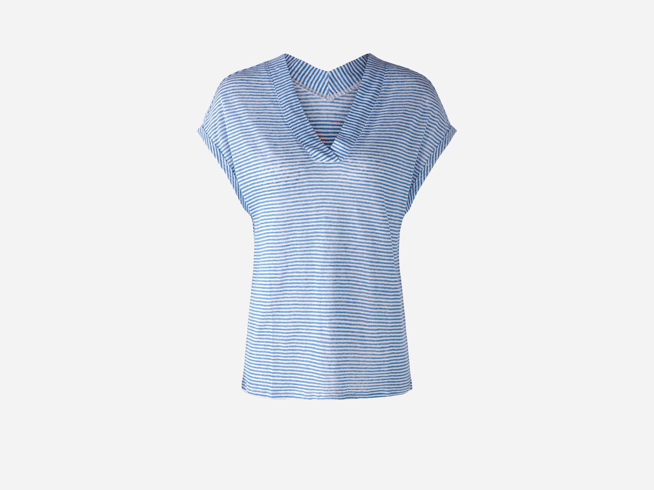 Bild 7 von T-shirt 100% linen in lt blue white | Oui