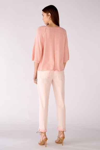 Bild 3 von Pullover in Baumwollmischung in rose orange | Oui
