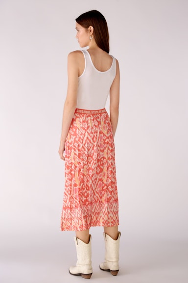 Bild 3 von Pleated skirt in Silky Touch in rose orange | Oui