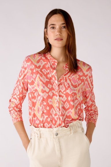Bild 2 von Bluse in fließend knitterfreier Qualität in rose orange | Oui