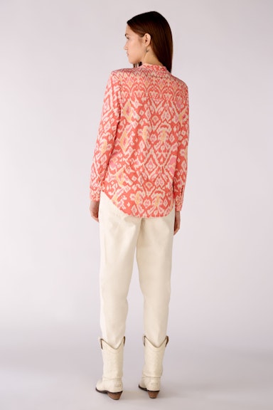 Bild 3 von Bluse in fließend knitterfreier Qualität in rose orange | Oui