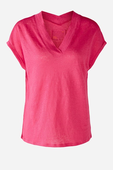 Bild 6 von T-shirt 100% linen in raspberry sorbet | Oui