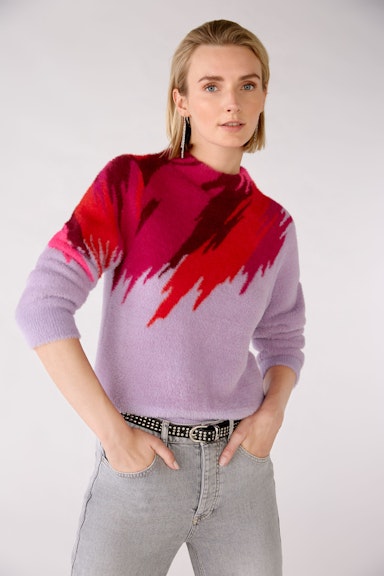 Knitted jumper  with graphic